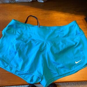 Nike Women's Teal Athletic Shorts